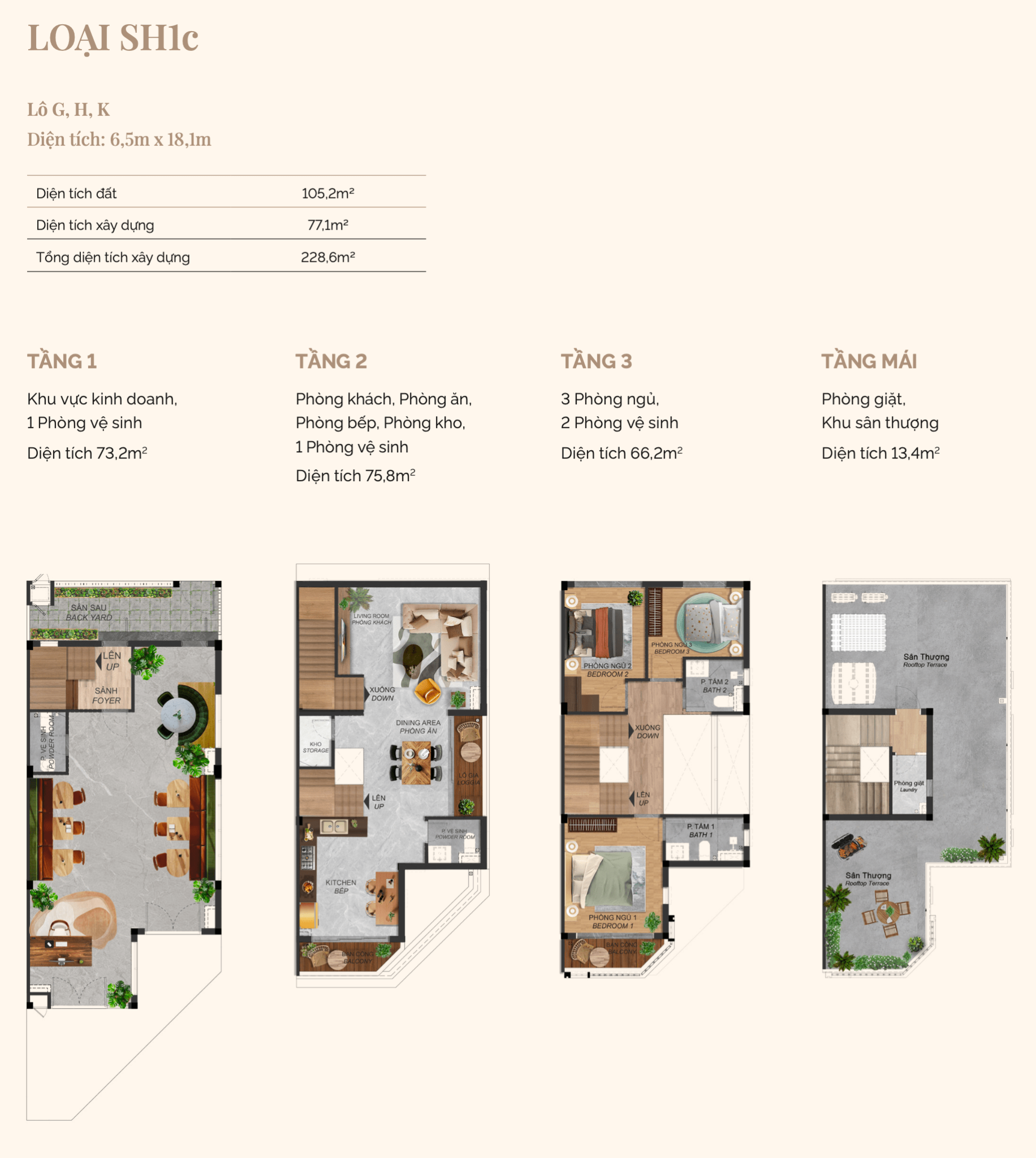 Spring Ville Đồng Nai – Nhà phố Gamuda Land