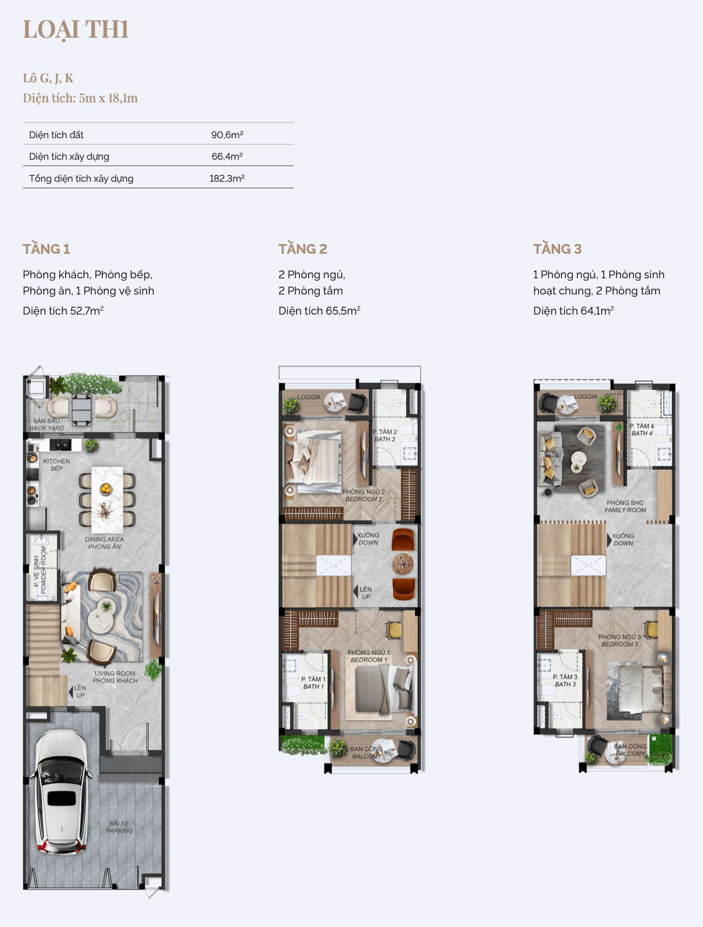 Spring Ville Đồng Nai – Nhà phố Gamuda Land