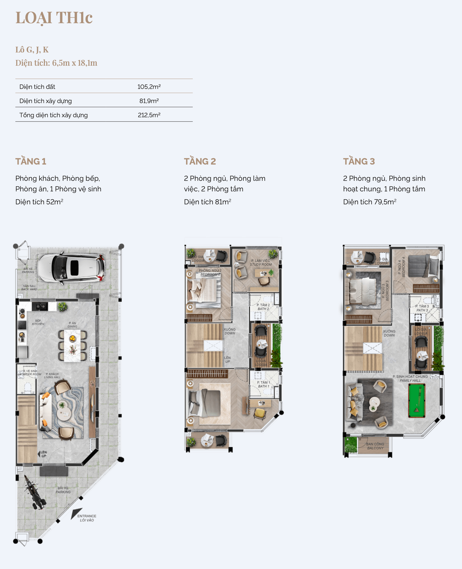 Spring Ville Đồng Nai – Nhà phố Gamuda Land