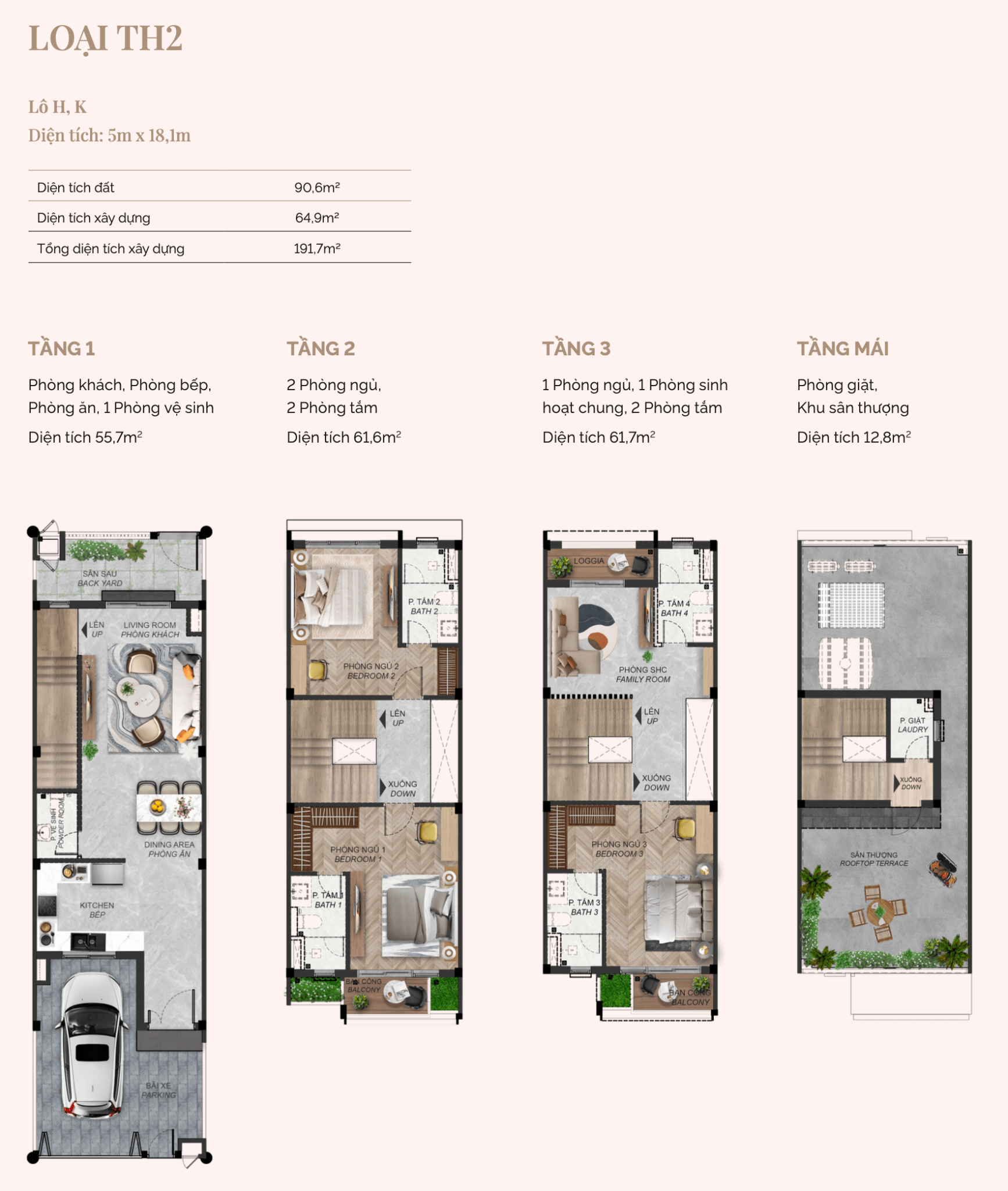 Spring Ville Đồng Nai – Nhà phố Gamuda Land