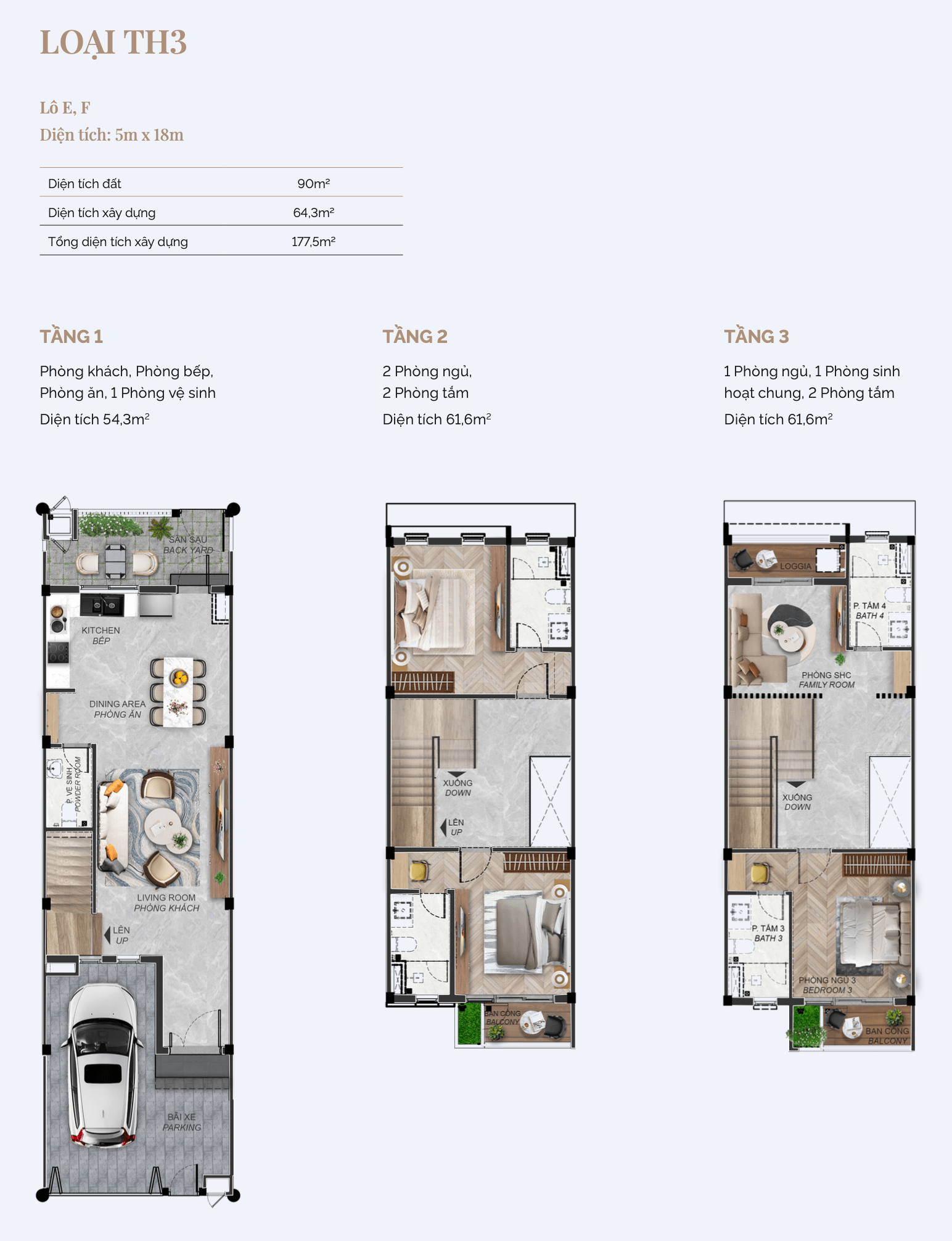 Spring Ville Đồng Nai – Nhà phố Gamuda Land