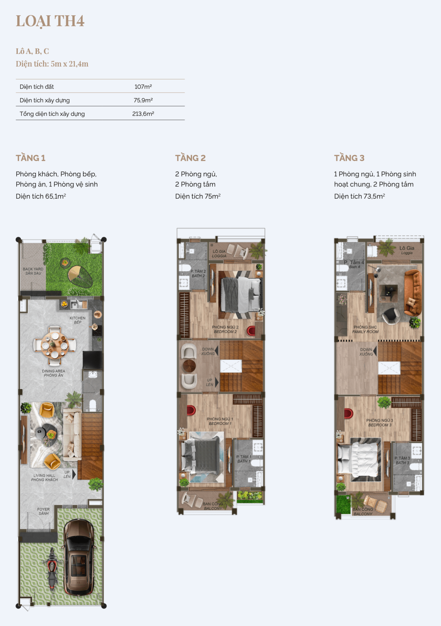 Spring Ville Đồng Nai – Nhà phố Gamuda Land